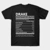 Drake Name T Shirt Drake Nutritional And Undeniabl T-Shirt Official Drake Merch