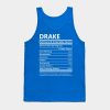 Drake Name T Shirt Drake Nutritional And Undeniabl Tank Top Official Drake Merch