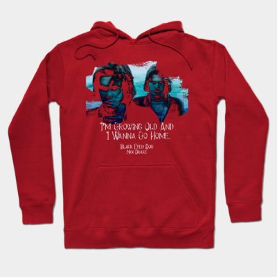 Nick Drake Black Eyed Dog Lyric Design Hoodie Official Drake Merch