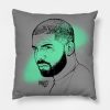 Drake Sketch Design Throw Pillow Official Drake Merch