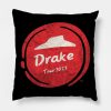 Cosplay Parody Pizza Hut Vintage Music Lovers Drak Throw Pillow Official Drake Merch