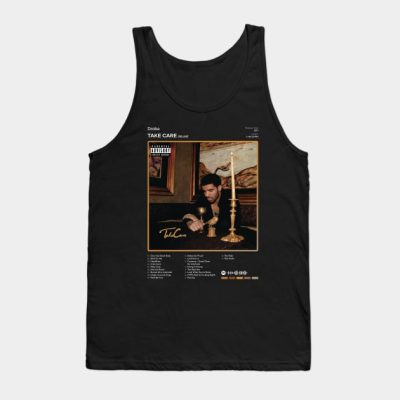 Drake Take Care Tracklist Album Tank Top Official Drake Merch