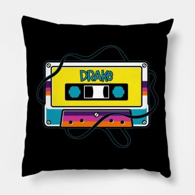 Drake Mixtape Vintage Retro Throw Pillow Official Drake Merch