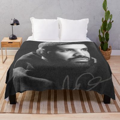 Black Drake Scorpion Throw Blanket Official Drake Merch