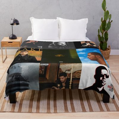 Drake Album Covers Throw Blanket Official Drake Merch