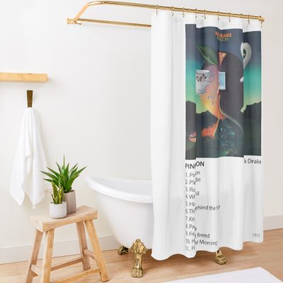 Nick Drake - Pink Moon Poster Shower Curtain Official Drake Merch