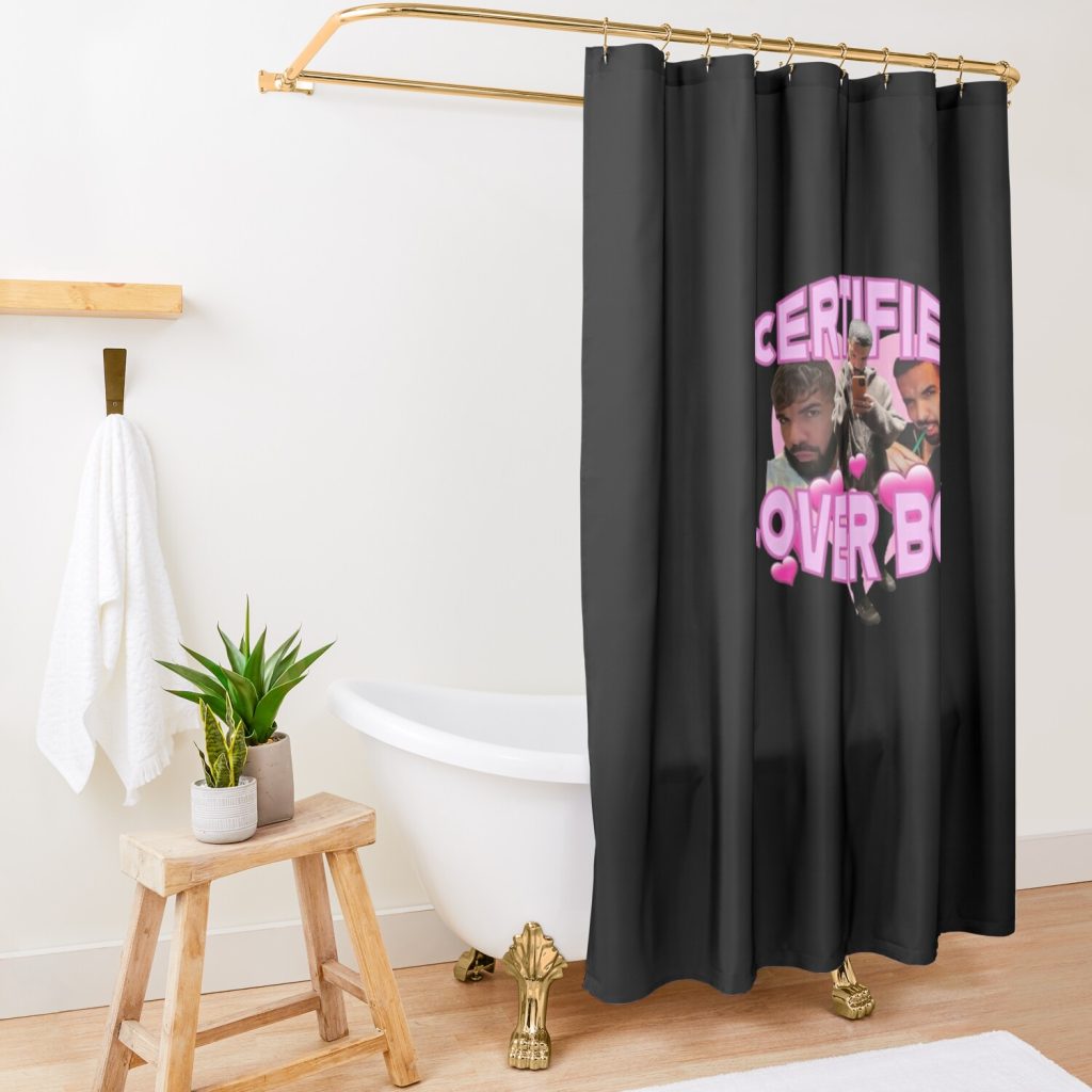 Drake Bbl Certified Lover Boy Shower Curtain Official Drake Merch