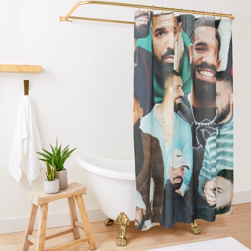 Black Drake Scorpion Shower Curtain Official Drake Merch