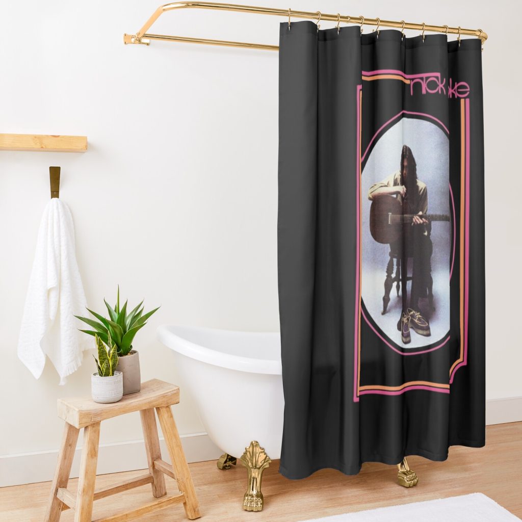 Nick Drake Shower Curtain Official Drake Merch