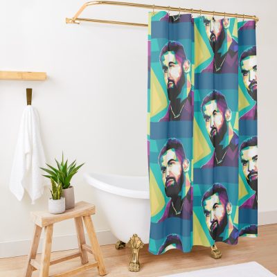 Pop Art X Drake Shower Curtain Official Drake Merch