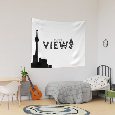 Drake Views Tower Tapestry Official Drake Merch