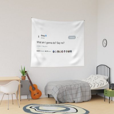 Drake - "What Am I Gonna Do? Say No?" Tweet Tapestry Official Drake Merch